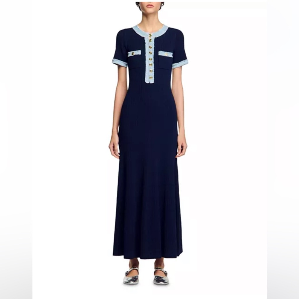 Alecia Ribbed Midi Dress